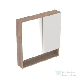   Geberit SELNOVA SQUARE 78,8x85 cm-es kétajtós tükrös szekrény,hikoridió 501.270.00.1