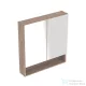 Geberit SELNOVA SQUARE 78,8x85 cm-es kétajtós tükrös szekrény,hikoridió 501.270.00.1