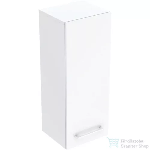 Geberit SELNOVA SQUARE 33x29,7x85 cm-es 1 ajtós oldalsó szekrény,fényes fehér 501.276.00.1