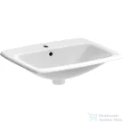 Geberit SELNOVA SQUARE 55x45 cm-es beépíthető mosdó,fehér 501.466.00.7