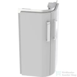   Geberit SELNOVA COMPACT 42,5x33 cm-es 2 ajtós íves alsószekrény sarokmosdóhoz,matt/fényes világosszürke 501.483.00.1