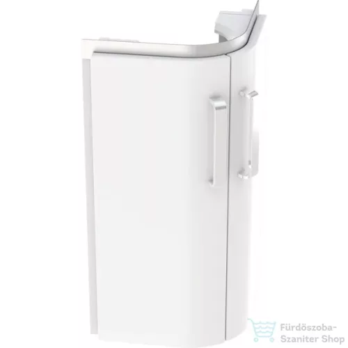 Geberit SELNOVA COMPACT 42,5x33 cm-es 2 ajtós íves alsószekrény sarokmosdóhoz,matt/fényes fehér 501.484.00.1