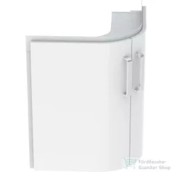   Geberit SELNOVA COMPACT 69x55 cm-es 2 ajtós íves alsószekrény sarokmosdóhoz,matt/fényes fehér 501.486.00.1