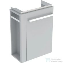  Geberit SELNOVA COMPACT 44,8x25,2x60,4 cm-es 1 ajtós alsószekrény bal oldali törölközőtartóval,jobbos ajtó,matt/fényes világosszürke 501.495.00.1