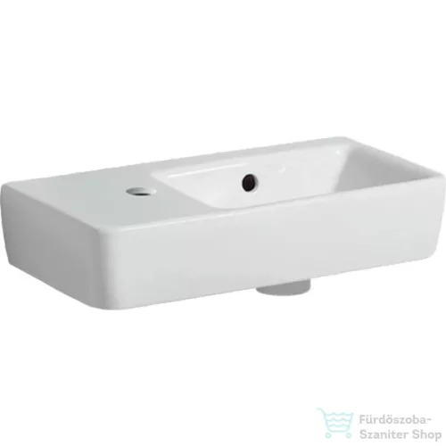 Geberit SELNOVA COMPACT 50x25 cm-es mosdó bal oldali csaplyukkal,fehér 501.506.00.7