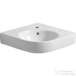   Geberit SELNOVA COMPACT 69,5x61,5 cm-es íves sarokmosdó,fehér 501.508.00.7