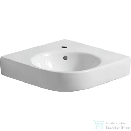 Geberit SELNOVA COMPACT 69,5x61,5 cm-es íves sarokmosdó,fehér 501.508.00.7