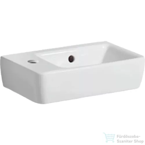 Geberit SELNOVA COMPACT 40x25 cm-es mosdó bal oldali csaplyukkal,fehér 501.518.00.7