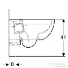 Geberit Selnova Rimfree fali wc 501.545.01.1