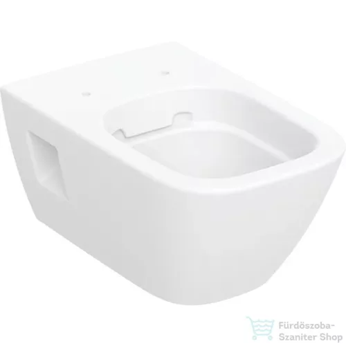Geberit SELNOVA SQUARE perem nélküli mélyöblítésű fali wc,fehér 501.546.01.1