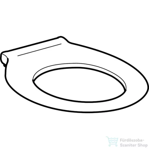 Geberit SELNOVA COMFORT felső rögzítésű akadálymentes,antibakteriális ülőkarima,fehér 501.558.01.1