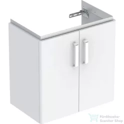   Geberit SELNOVA COMPACT 59,7x39,7x60,5 cm-es 2 ajtós alsószekrény,fényes/matt fehér 501.658.01.1