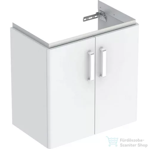 Geberit SELNOVA COMPACT 59,7x39,7x60,5 cm-es 2 ajtós alsószekrény,fényes/matt fehér 501.658.01.1