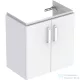 Geberit SELNOVA COMPACT 59,7x39,7x60,5 cm-es 2 ajtós alsószekrény,fényes/matt fehér 501.658.01.1