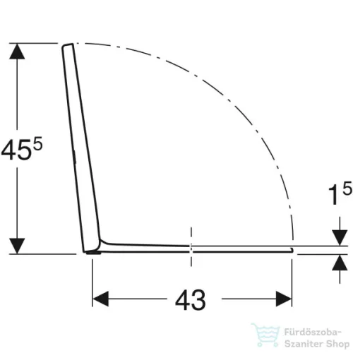 Geberit iCON lecsapódásgátlós wc ülőke gyorskioldós zsanérral,fehér 501.660.01.1