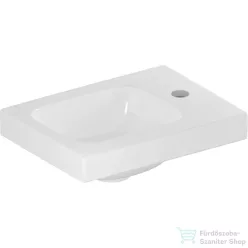   Geberit iCON LIGHT 38x28 cm-es mosdó jobb oldali csaplyukkal,fehér 501.830.00.1