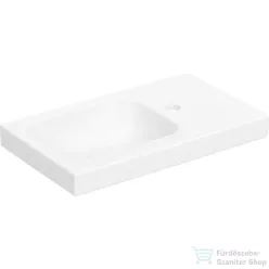   Geberit iCON LIGHT 53x31 cm-es beépíthető mosdó jobb oldali csaplyukkal,túlfolyó nélkül,matt fehér 501.832.JT.1