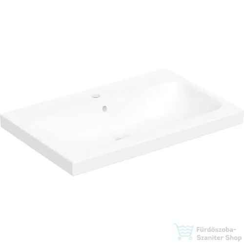 Geberit iCON LIGHT 75x48 cm-es pultra ültethető mosdó,matt fehér 501.848.JT.1