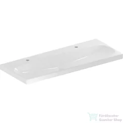   Geberit ACANTO 120x48 cm-es mosdó 2 csaplyukkal,túlfolyó nélkül,fehér 501.880.00.5