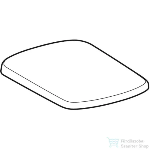 Geberit SELNOVA COMPACT felső rögzítésű lecsapódásgátlós WC-ülőke gyorskioldóval,fehér 501.930.01.1