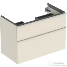   Geberit iCON 88,8x47,6x61,5 cm-es 2 fiókos alsószekrény,fényes homokszürke 502.305.JL.1