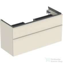   Geberit iCON 118,4x47,6x61,5 cm-es 2 fiókos alsószekrény,fényes homokszürke 502.306.JL.1