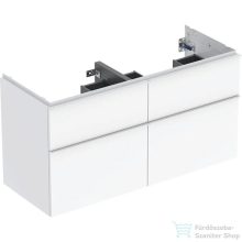   Geberit iCON 118,4x47,6x61,5 cm-es 4 fiókos alsószekrény dupla mosdóhoz,fényes fehér 502.309.01.1
