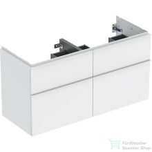   Geberit iCON 118,4x47,6x61,5 cm-es 4 fiókos alsószekrény dupla mosdóhoz,matt fehér 502.309.01.3