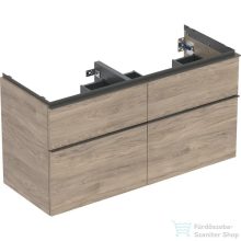   Geberit iCON 118,4x47,6x61,5 cm-es 4 fiókos alsószekrény dupla mosdóhoz,hikoridió 502.309.JR.1