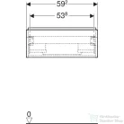 Geberit iCON 59,2x47,6x24,7 cm-es 1 fiókos alsószekrény,tölgy 502.310.JH.1