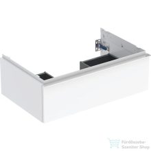   Geberit iCON 74x47,6x24,7 cm-es 1 fiókos alsószekrény, krómozott fogantyúval,fényes fehér 502.311.01.2
