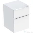 Geberit ICON 45x47,6x60 cm-es 2 fiókos oldalsó szekrény krómozott fogantyúval,fényes fehér 502.315.01.2