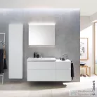 Geberit ICON 45x47,6x60 cm-es 2 fiókos oldalsó szekrény krómozott fogantyúval,fényes fehér 502.315.01.2