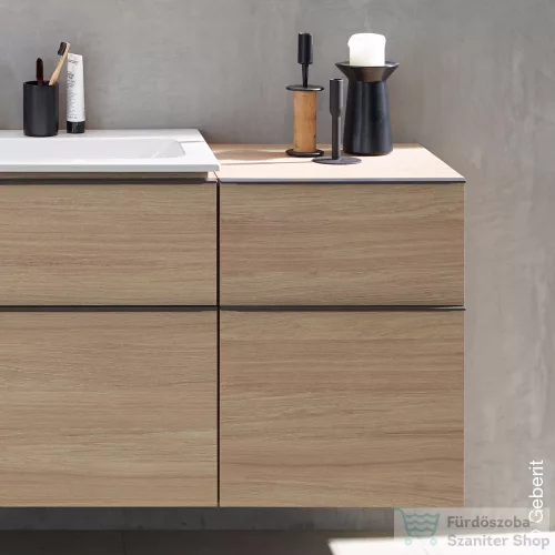 Geberit ICON 45x47,6x60 cm-es 2 fiókos oldalsó szekrény,tölgy 502.315.JH.1