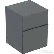   Geberit ICON 45x47,6x60 cm-es 2 fiókos oldalsó szekrény,matt láva 502.315.JK.1