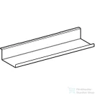 Geberit 45 cm-es acél fali polc,matt porszórt homokszürke 502.326.JL.1