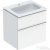 Geberit iCON 60 cm-es mosdó és alsószekrény kombináció 2 fiókkal,krómozott fogantyúval,fényes fehér 502.335.01.2