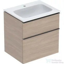   Geberit iCON 60 cm-es mosdó és alsószekrény kombináció 2 fiókkal,tölgy 502.335.JH.1
