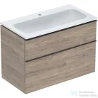 Geberit iCON 90 cm-es mosdó és alsószekrény kombináció 2 fiókkal,hikoridió 502.337.JR.1