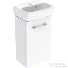 Geberit SELNOVA SQUARE 36x28 cm-es mosdó és 1 ajtós alsószekrény kombináció,fényes fehér 502.742.00.1