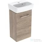 Geberit SELNOVA SQUARE 36x28 cm-es mosdó és 1 ajtós alsószekrény kombináció,hikoridió 502.744.00.1