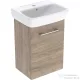 Geberit SELNOVA SQUARE 45x35 cm-es mosdó és 1 ajtós alsószekrény kombináció,hikoridió 502.748.00.1