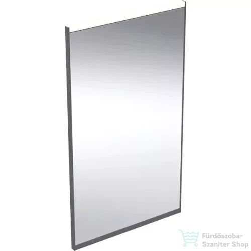 Geberit OPTION PLUS SQUARE 40x70 cm-es tükör LED világítással,matt fekete/eloxált alumínium 502.780.14.1