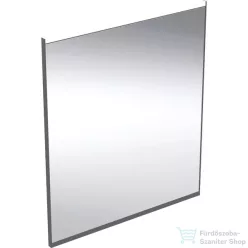   Geberit OPTION PLUS SQUARE 60x70 cm-es tükör LED világítással,matt fekete/eloxált alumínium 502.781.14.1