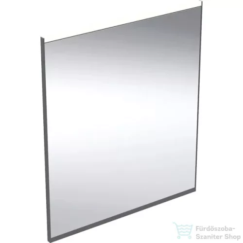 Geberit OPTION PLUS SQUARE 60x70 cm-es tükör LED világítással,matt fekete/eloxált alumínium 502.781.14.1