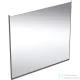 Geberit OPTION PLUS SQUARE 75x70 cm-es tükör LED világítással,matt fekete/eloxált alumínium 502.782.14.1