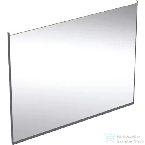 Geberit OPTION PLUS SQUARE 90x70 cm-es tükör LED világítással,matt fekete/eloxált alumínium 502.783.14.1