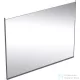 Geberit OPTION PLUS SQUARE 90x70 cm-es tükör LED világítással,matt fekete/eloxált alumínium 502.783.14.1