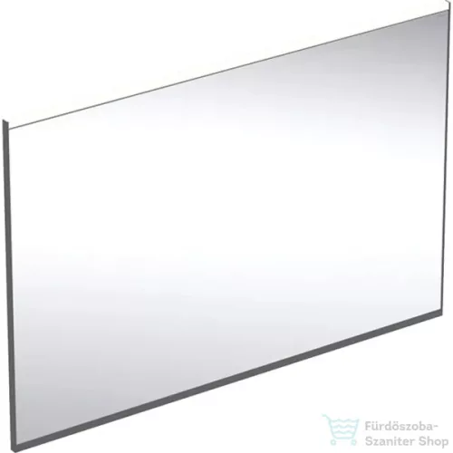 Geberit OPTION PLUS SQUARE 105x70 cm-es tükör LED világítással,matt fekete/eloxált alumínium 502.784.14.1