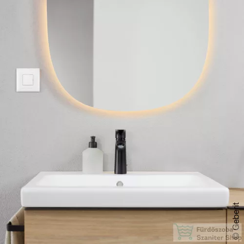 Geberit Option Oval 60x80 cm-es tükör világítással,502.800.00.1